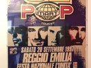 POSTER ORIGINALE U2 POP MART 20 SETTEMBRE 1997 REGGIO EMILIA 70x100