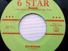 TWILIGHTS obscure white doowop 45 BOHEMIAN acappella & bongos LITTLE RICARD c218