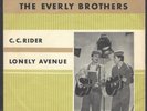 Everly Brothers - C.C. Rider / Lonely Avenue SWEDEN 1965 PS/45 FUZZ GARAGE