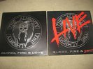 THE ALMIGHTY Blood Fire & Love and B F Live - 2 Vinyl LPs 1989 Ricky Warwick