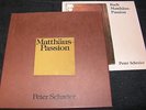 J.S. Bach Matthäus Passion SCHREIER / DDR 4LP BOX 1986 ETERNA EDITION 827822-825