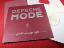 Depeche Mode  GET THE MESSAGE RIGHT  -  LP Duck 398/500 Italy 1992 sehr gut
