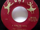 the CHORDCATS 45 Hold me Baby / A Girl to Love CAT doowop VG++ Pj469