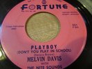 MELVIN DAVIS WITH THE NITE SOUNDS RARE NORTHERN SOUL ON FORTUNE LABEL PLAYBOY