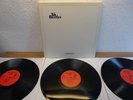 THE BEATLES - THREE RECORDS  HISTORIC 3X LP BOX SET IN MINT CONDITION