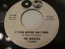 Motown Soul 45 The Miracles TAMLA 54069 Way Over There / If Your Mother PROMO