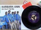 THE BEACH BOYS BARBARA ANN?Girl Don`t Tell Me?Capital Rec. K 23 137?RaRe?Selten