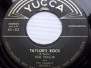 BOB TAYLOR & the COUNTS primitive INST rock & roll 45 THUNDER TAYLOR'S ROCK H743