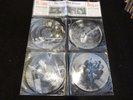 THE BEATLES : INTERVIEW PICTURE DISC COLLECTION: 4 X IN PLASTIC WALLET:BAKPAK