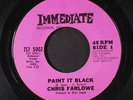 CHRIS FARLOWE: Paint It, Black / You're So Good For Me 45 Rock & Pop