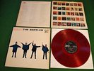Beatles Help Japan LP 1st press von 1965 red vinyl Odeon OP-7387