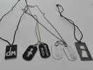 Depeche Mode 4 x Kette Plaketten Promo Merchandise Tour 93 - 06 SOFAD SINGLES