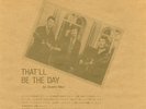 Beatles Quarrymen That'll Be The Day Rare Japon Fan Club Only Flexi 33T Mint
