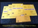CHAPPELL RECORDED MUSIC LIBRARY: FIVE DISCS (PROBABLY EX-BBC GRAM LIBRARY)