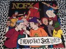 NOFX LP I HEARD THEY SUCK LIVE 1ST PRESSING BLACK VINYL W/INSERT PUNK KBD