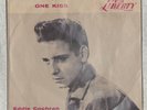 Eddie Cochran Liberty F 55070 One Kiss/Mean When I'm Mad and photo sleeve