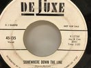 Northern Soul 45 Albert Washington Somewhere Down The Line on DeLuxe DJ Nice