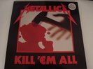 METALLICA KILL 'EM ALL 2 LP MUSIC FOR NATIONS INCLUDES INFO SHEET THRASH METAL