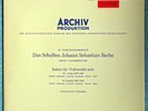 PIERRE FOURNIER BACH CELLO SUITES 1+2 SOLO ARCHIV RED STEREO 198186 NM ED1 w/Ins
