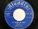 FIVE KEYS 45 Glory of love /  Hucklebuck with jimmy ALADDIN Doowop H986