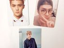 Sehun Set of 3 Photocards Overdose Exact Seasons Greetings 2017 Ex'act Kpop EXO