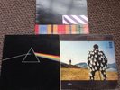 3 pink floyd vinyl lp albums dark side of the moon , delicate sound & final cut