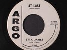 ETTA JAMES: At Last / I Just Want To Make Love To You 45 (dj, clean )