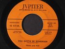 FRAN & FLO: You Walked Out The Door / You Gotta Be Bohemian 45 (lbl wear / stai