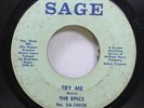 Hear  Northern Soul Rare Virginia Unknown 45 The Epics - Try Me / Hold On, I'M