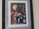 freddie mercury -queen - it was a kind of magic print by trevor horswell