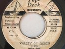 JACKIE OPEL - VALLEY OF GREEN - TOP DECK ( VERY RARE SKA 7 )