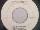 CEDRIC IMM BROOKS & COUNT OSSIE - RIGHT ONN RASTA - IRON SIDE ( ROOTS INST 7 )
