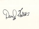 David Gates - ' Bread ' - Baby I'm A Want You - In Person Signed White Card.