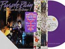 PRINCE LP Purple Rain 1984 USA Promo PURPLE Vinyl + POSTER + Inner UNPLAYED