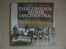 THELONIOUS MONK ORCHESTRA AT TOWN HALL UK RIVERSIDE LP P/VG JAZZ