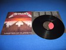 METALLICA - MASTER OF PUPPETS LP   ( ORIGINAL 1ST U.S. PRESS , W/SLEEVE, MINT)