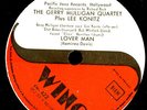 GERRY MULLIGAN QUARTET & LEE KONITZ Lover Man / Lady be good   78rpm  X3403