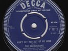CALIFORNIANS Can't Get You Out Of My Mind FADING YELLOW comped UK 45 psych HEAR