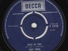 TOBY TWIRL Back In Time RARE UK psych 45 MOD DANCER Harry Faversham LISTEN