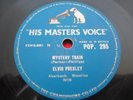 ELVIS PRESLEY MYSTERY TRAIN / LOVE ME HMV vinyl EXC UK. 78 rpm (1957) POP.295