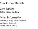Gary Barlow Tickets 4th May 18 Apollo Manchester