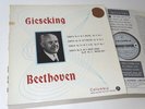 Beethoven Gieseking Columbia SAX 2259 NM LP Piano Sonatas