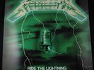 Metallica Ride The Lightning White Vinyl Album French SB 18026 EX+/EX+ Superb