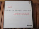 BOX SET OF 3lp's ARHUR GRUMIAUX BACH SONATA & PARTITA PHILIPS A 02205/7 HOLLAND