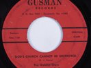 Black Gospel 45 GOLDEN STARS God's Church Cannot Be Destroyed GUSMAN HEAR