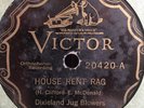 DIXIELAND JUG BLOWERS VICTOR 20420 BLUES JAZZ 78 RPM E-/V+