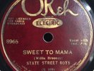 STATE STREET BOYS OKEH 8965 BLUES 78 RPM V+ BIG BILL BROONZY
