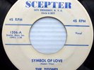 THE TITONES doowop SCEPTER VG++ 45 SYMBOL OF LOVE b/w THE MOVIES PJ353