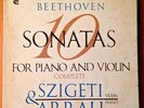 SZIGETI BEETHOVEN 10 SONATS PIANO & VIOLIN ARRAU VANGUARD STEREO RARE NM