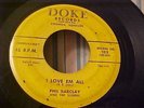 Phil Barclay - 1958 Tennessee Rockabilly - I Love Em All + Short Fat Ben